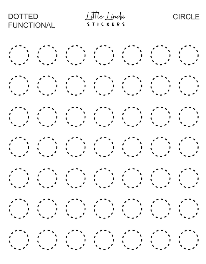 Mini Dotted Circles | Functional