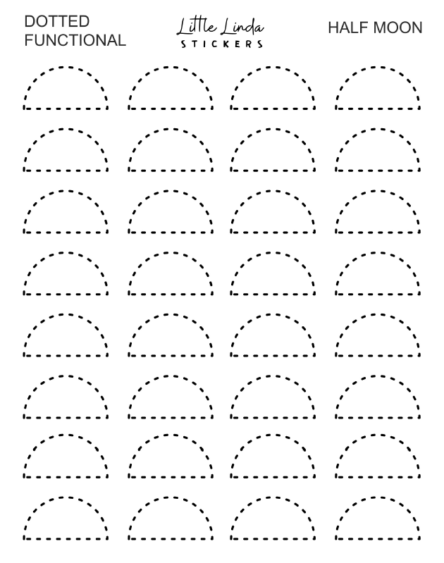 Dotted Mini Half Moon | Functional