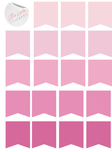 Banner Flags - The Pinks