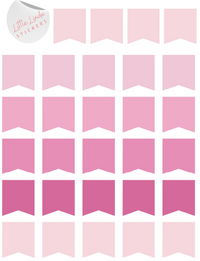 Banner Flags - The Pinks