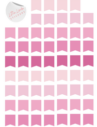 Banner Flags - The Pinks