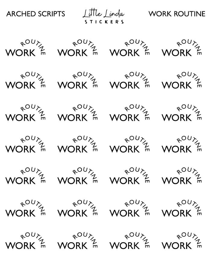 Work Routine - 2023
