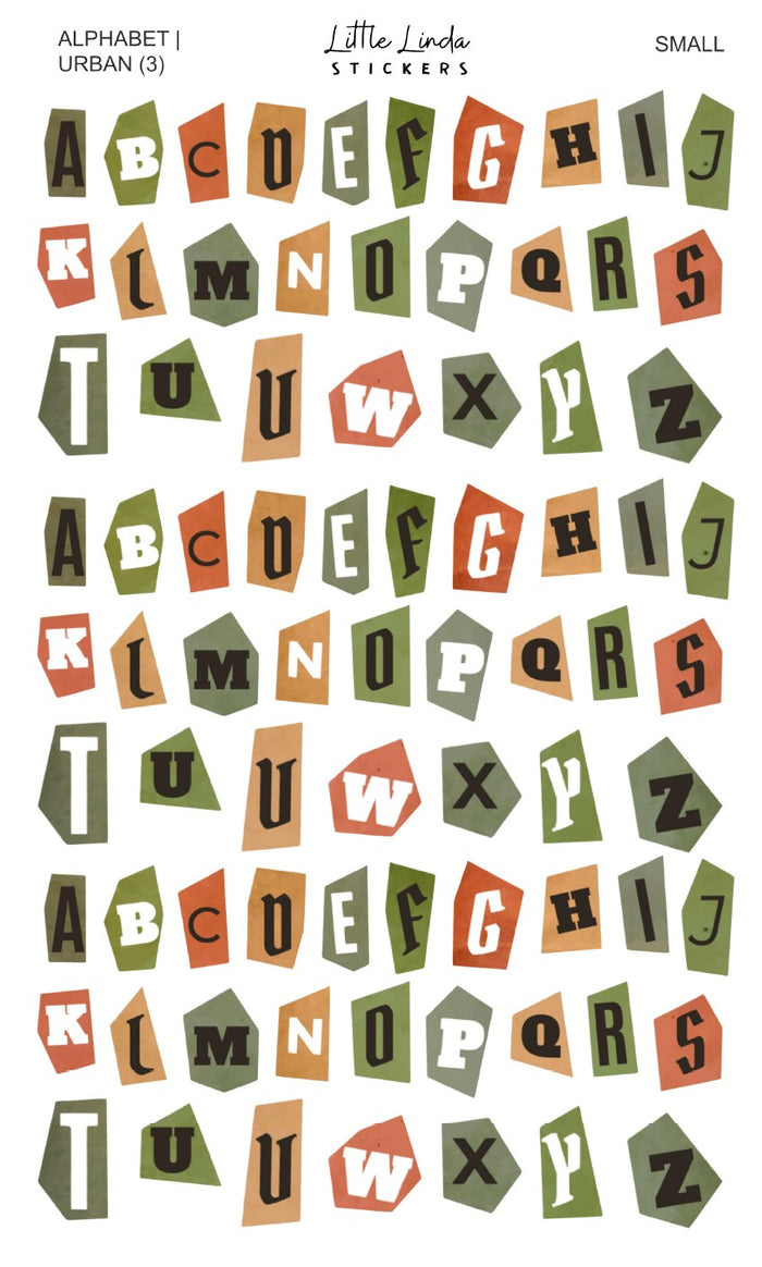 Junk Journal | Alphabet - Urban