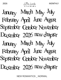 2026 | Monthly - New Romantics