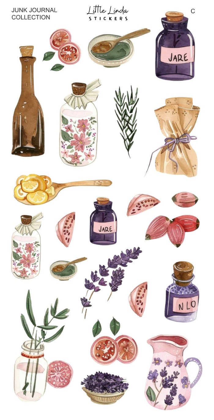 Junk Journal | Deco Sheet C