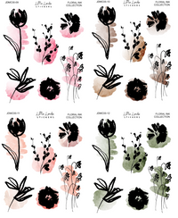 Floral Ink Collection | 09 - 12