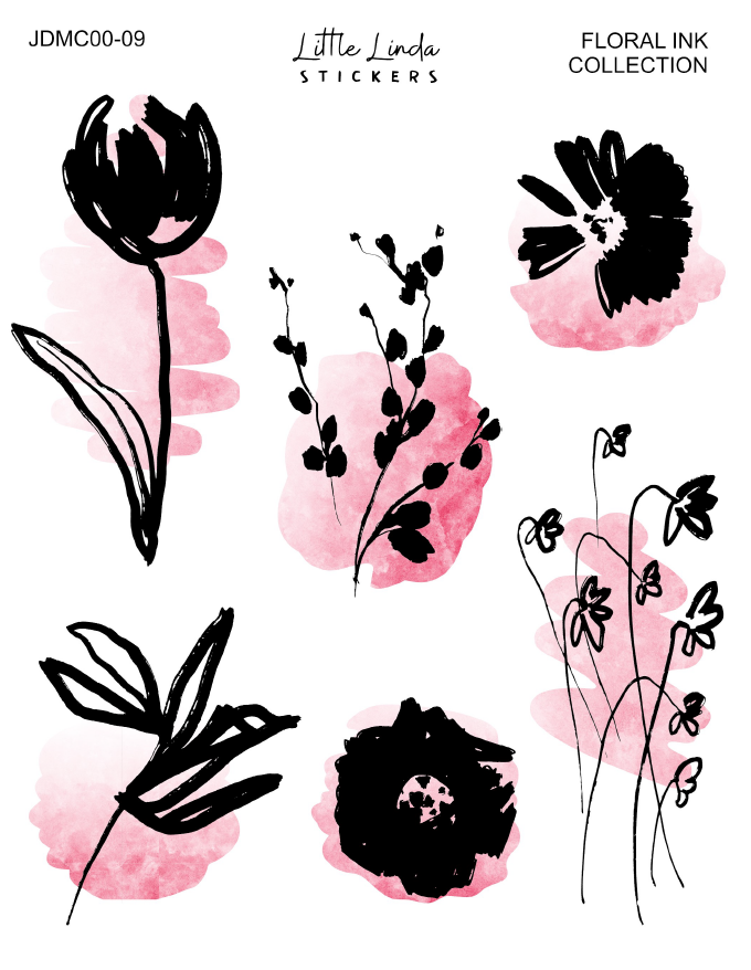 Floral Ink Collection | 09 - 12