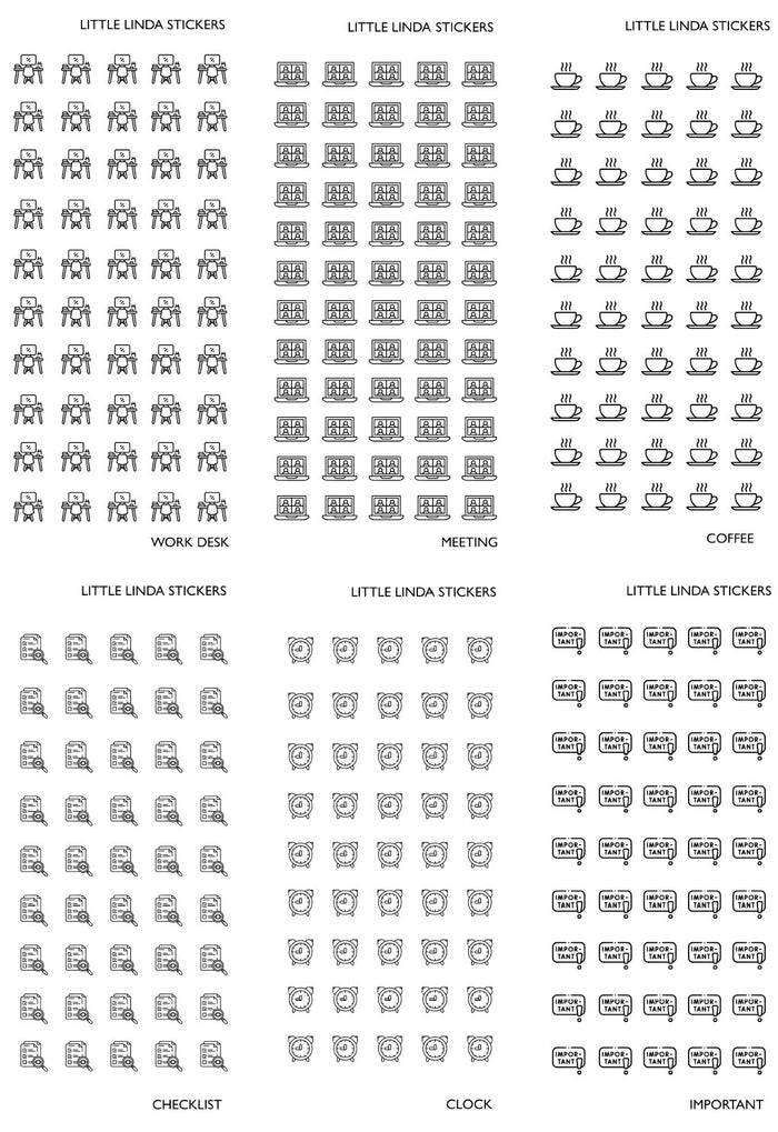 Work Sampler | On The Go (Icons)