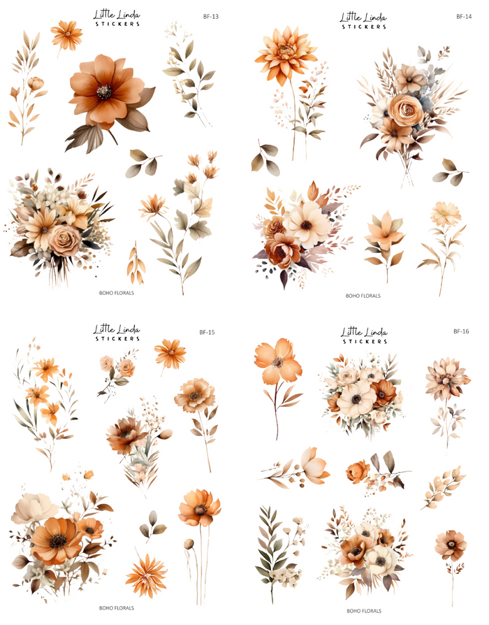 Boho Floral Collection | 13 - 16