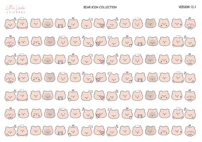 Bear Collection | Washi Strips - 13