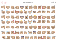 Bear Collection | Washi Strips - 16