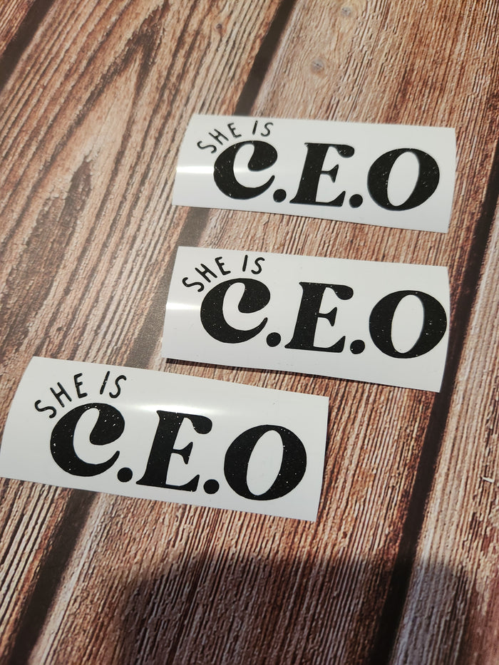 She is CEO | Vinyl