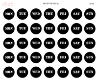 2024 | Days of the Week Circle - Large