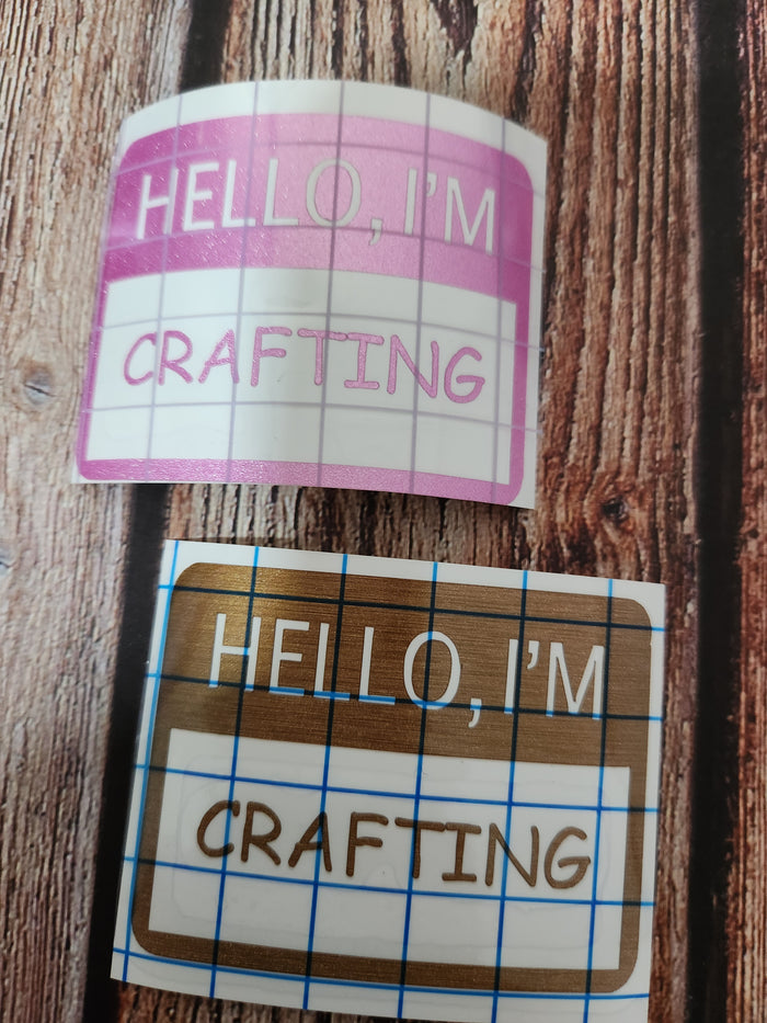 Hello, I'm Crafting | Vinyl