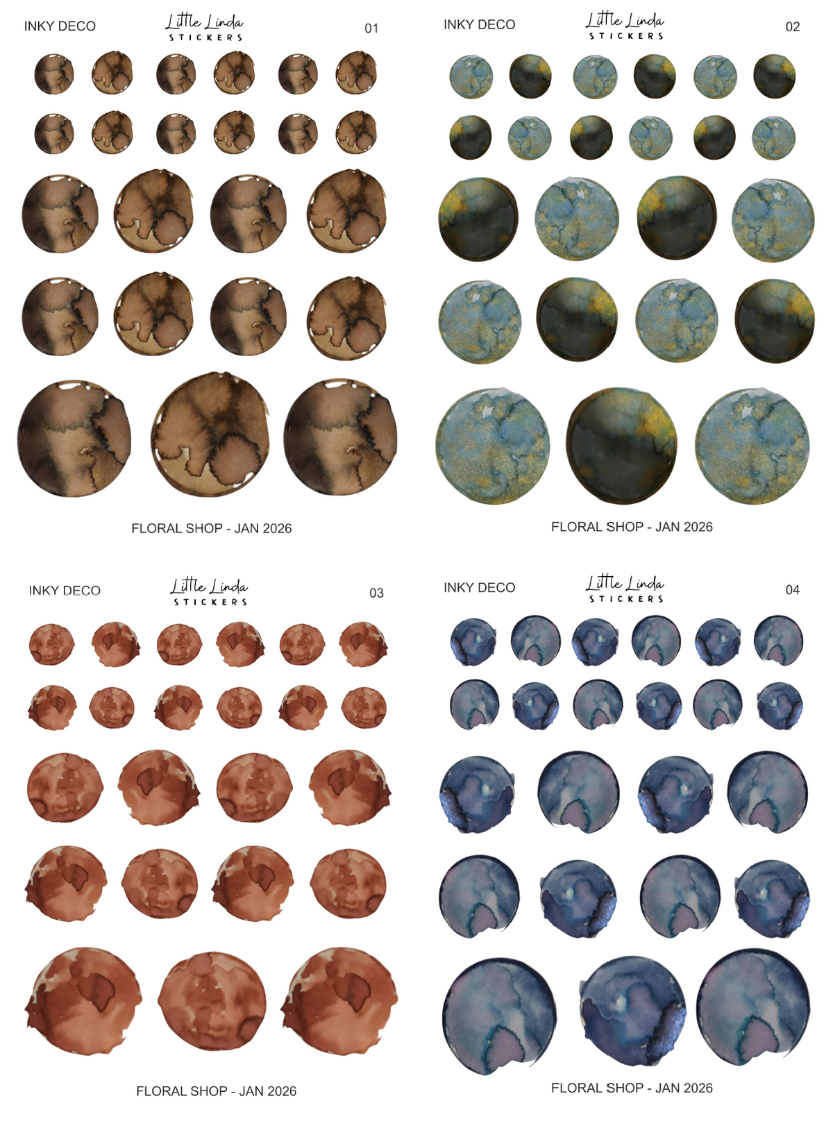 2026 Jan | Floral Shop | Inky Swatches