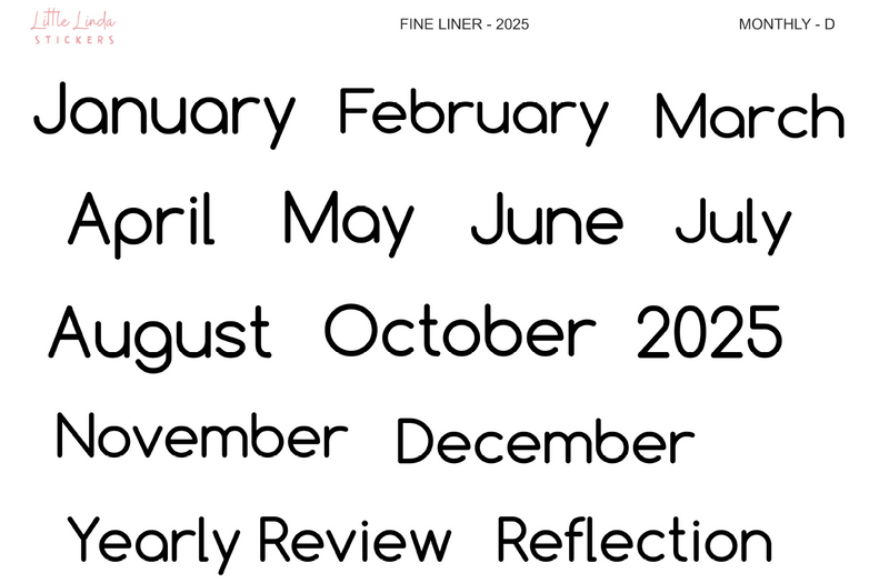 2025 | Classic Monthly (L)