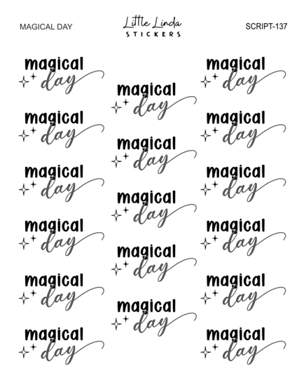 Magical Day | SCRIPT