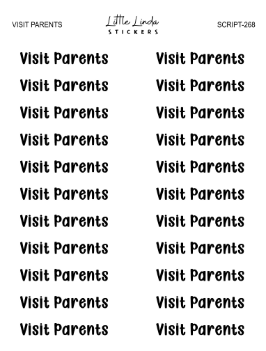 Visit Parents | SCRIPT