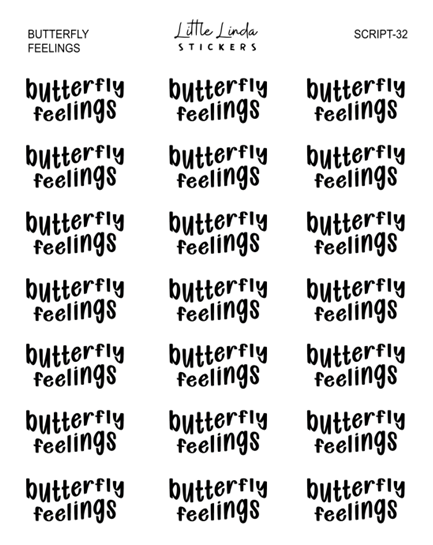 Butterfly Feelings | SCRIPT