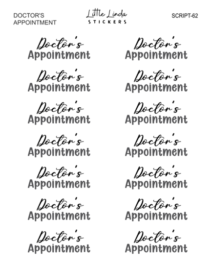 Doctor's Appointment | SCRIPT