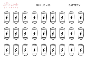 Battery - Mini Journaling Doodle Icon