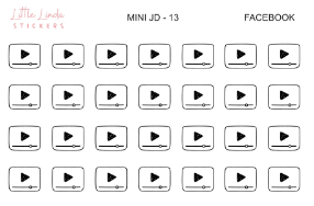 Youtube - Mini Journaling Doodle Icon