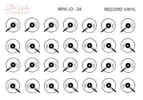 Record Vinyl - Mini Journaling Doodle Icon