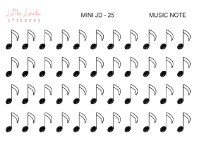 Music Note - Mini Journaling Doodle Icon
