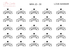Love Banner - Mini Journaling Doodle Icon