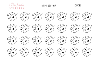 Dice - Mini Journaling Doodle Icon