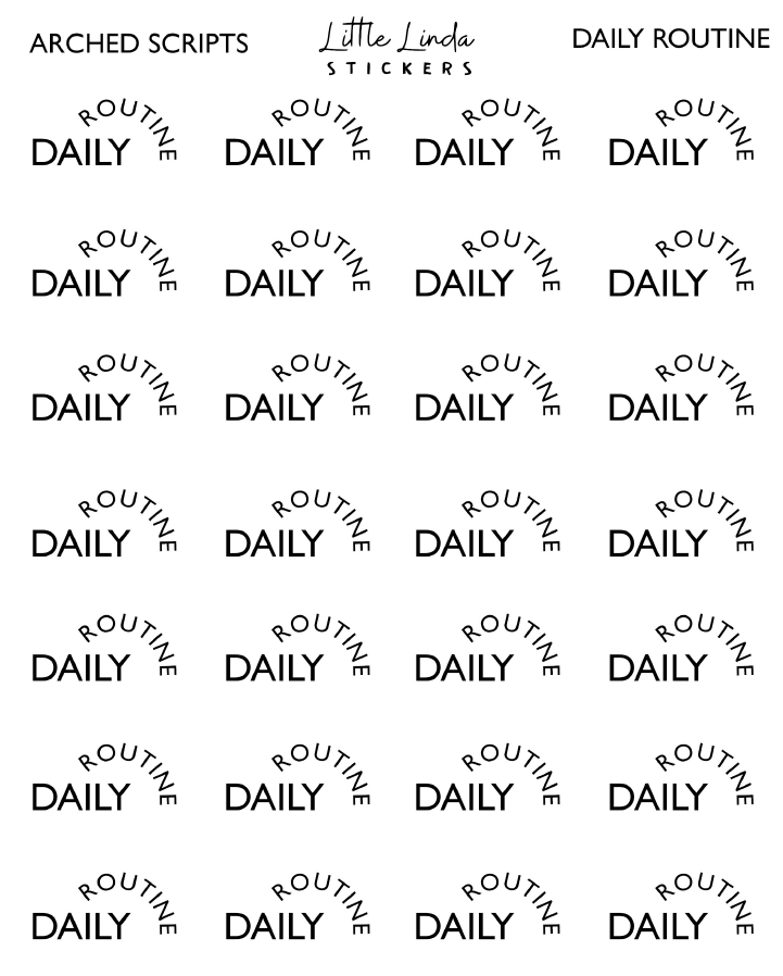 Daily Routine - 2023