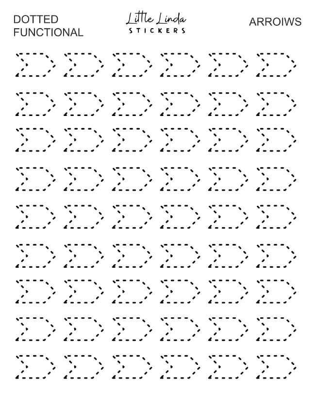 Mini Dotted Arrows | Functional