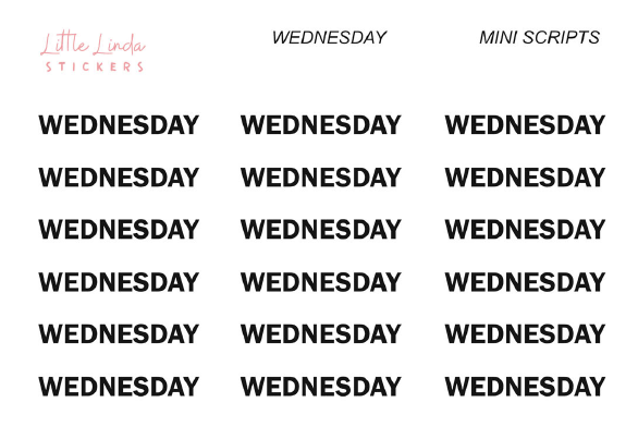 Days of the week - Mini Scripts