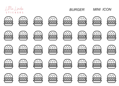 Burger - Mini Icons
