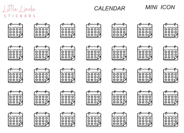 Calendar- Mini Icons
