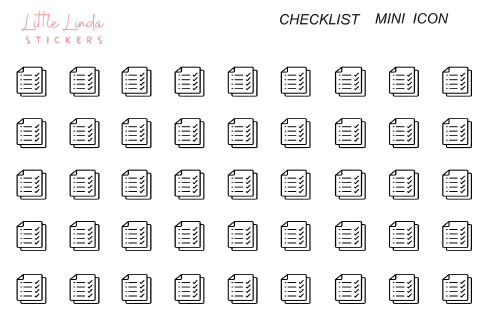Checklist - Mini Icons