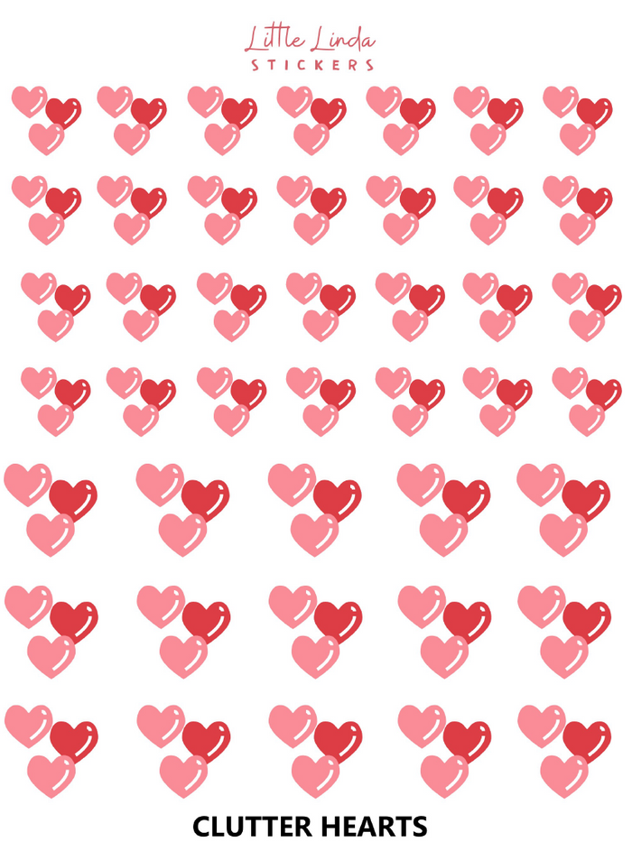 Hearts Cluster Icons