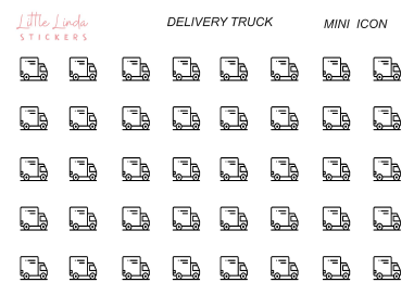Delivery Truck - Mini Icons