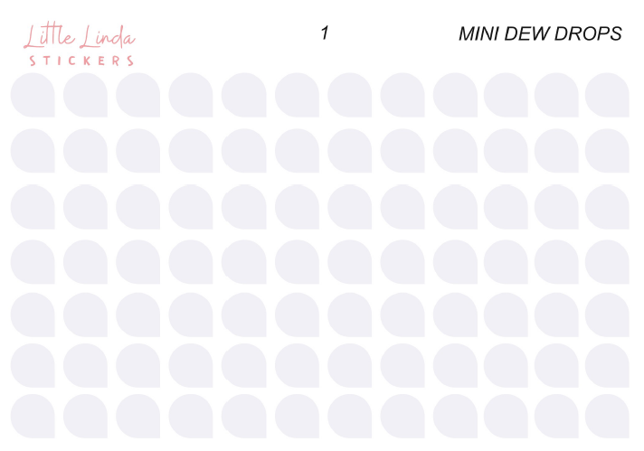 Mini Dew Drops - The Basics