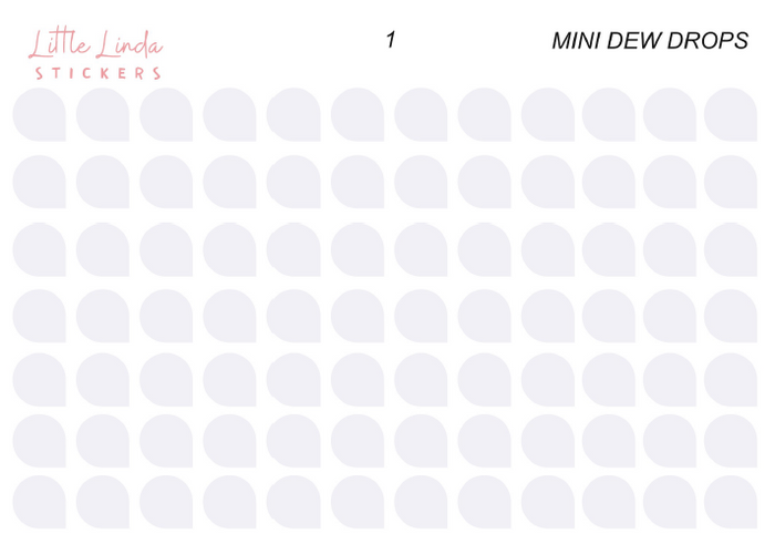 Mini Dew Drops - The Basics