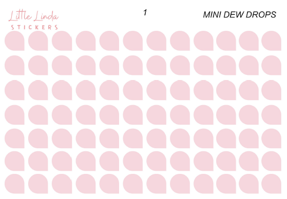 Mini Dew Drops - The Pinks