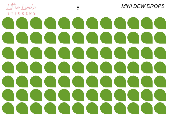 Mini Dew Drops - The Greens