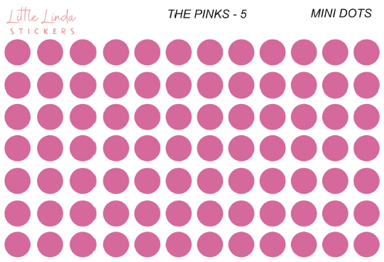 Mini Dots - The Pinks