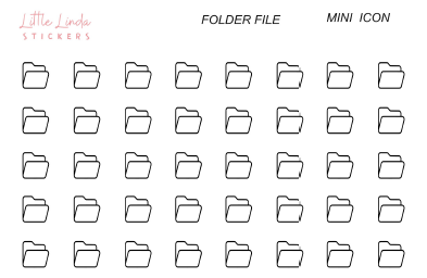 Folder File - Mini Icons