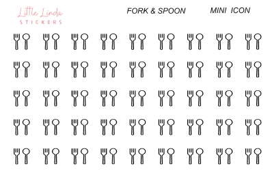 Fork & Spoon - Mini Icons