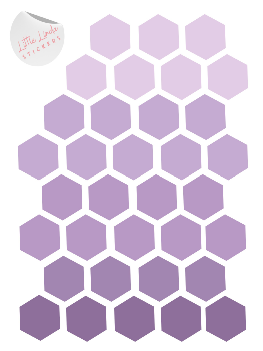 Hexagons - The Purples