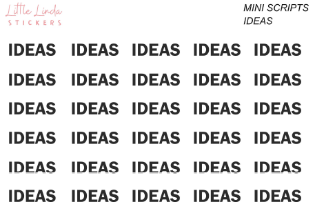 Ideas - Mini