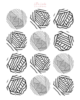 Abstract Line Circles - Deco