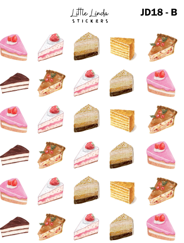 Cake Slices 1 - Sweet Treats