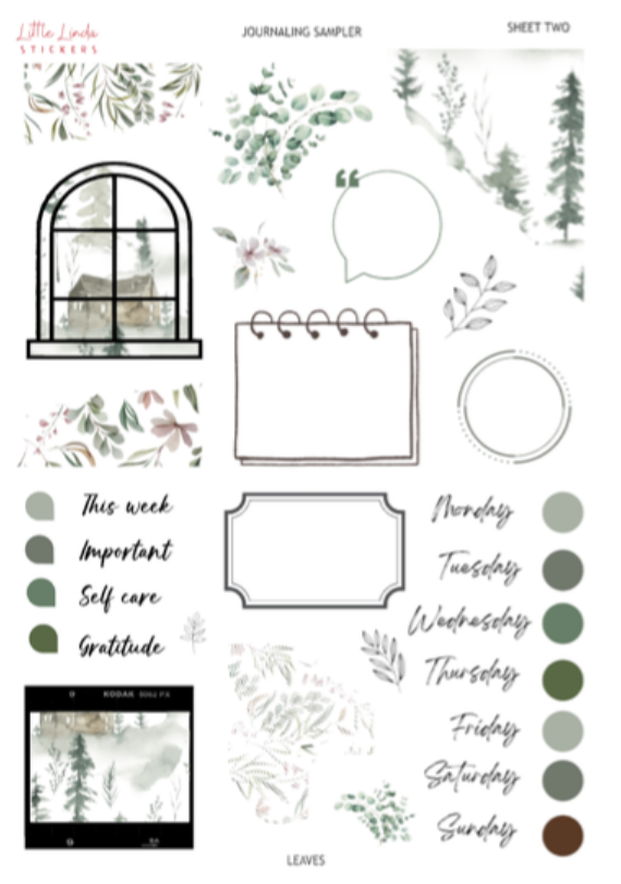 Journaling Kit | Leaves
